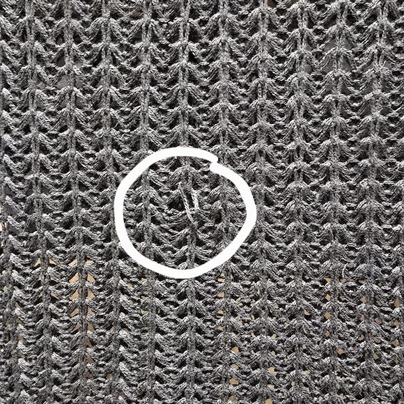 🔴Black Sheer Knit Button-Front Cover-up - Picture 4 of 4